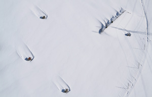 Winterlandschaft bei Leermoos